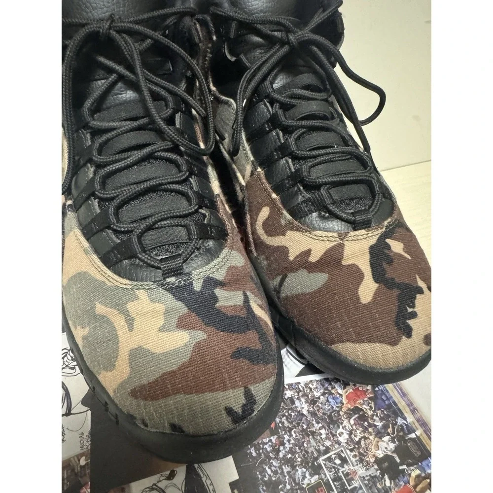 Air Jordan 10 Retro Woodland Camo Sz. 13‎